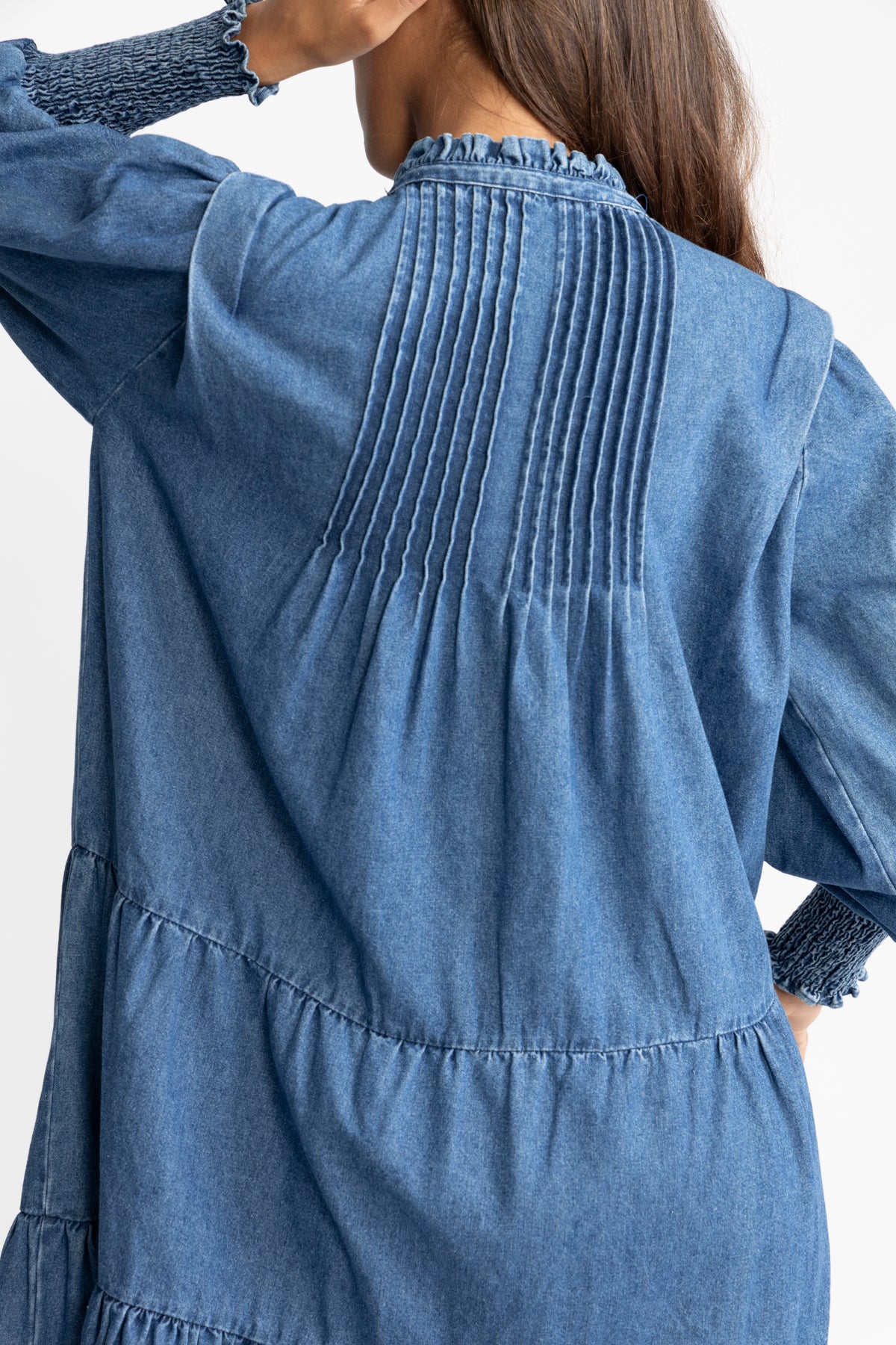 Embla Denim Dress - Blue