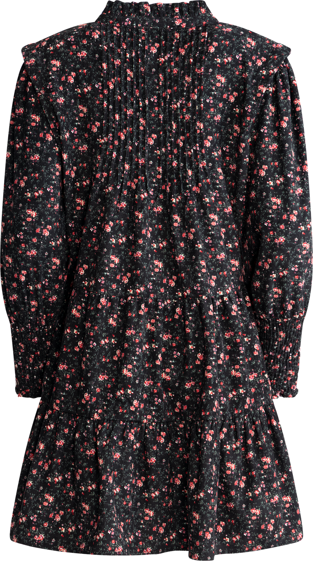 Embla Cord Print Dress - Black