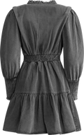 Evina Denim Dress - Black