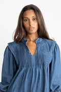 Embla Denim Dress - Blue
