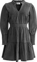 Evina Denim Dress - Black