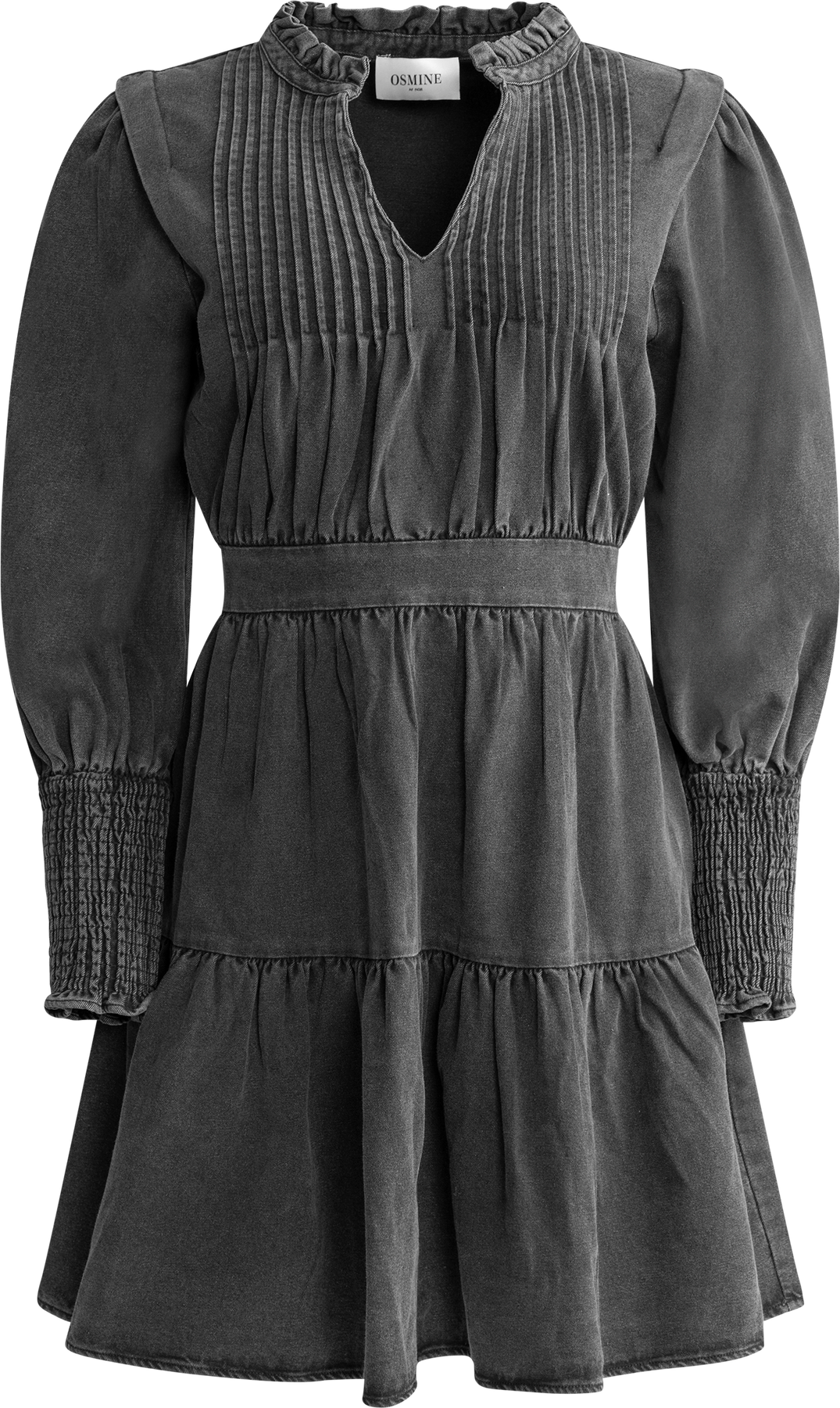 Evina Denim Dress - Black
