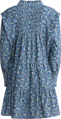 Embla Cord Print Dress - Blue
