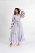 Cotton Slub Shirt Dress - Flower Market