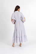 Cotton Slub Shirt Dress - Flower Market