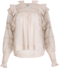 Vårun Voile Blouse - Ivory