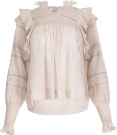 Vårun Voile Blouse - Ivory