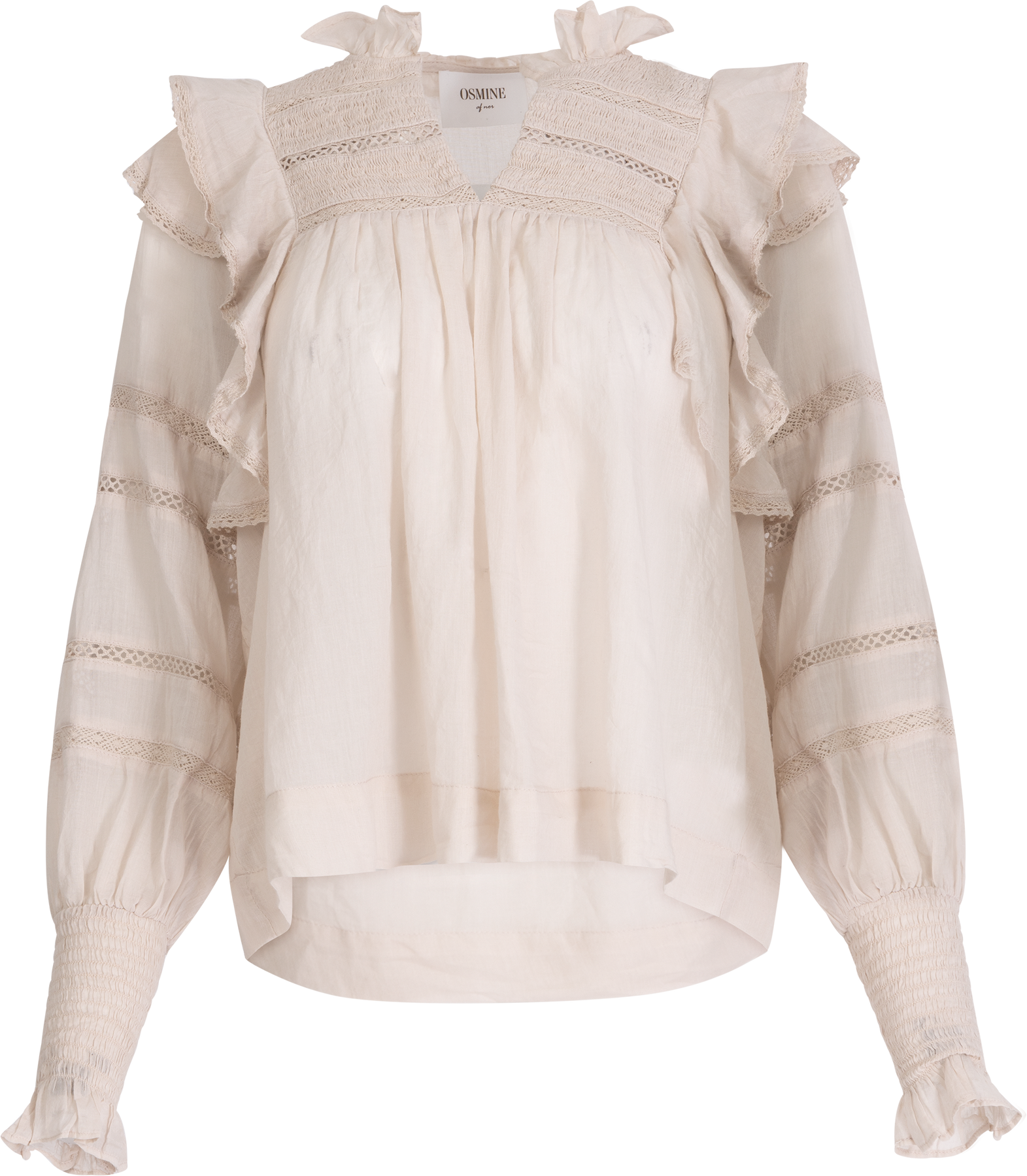 Vårun Voile Blouse - Ivory