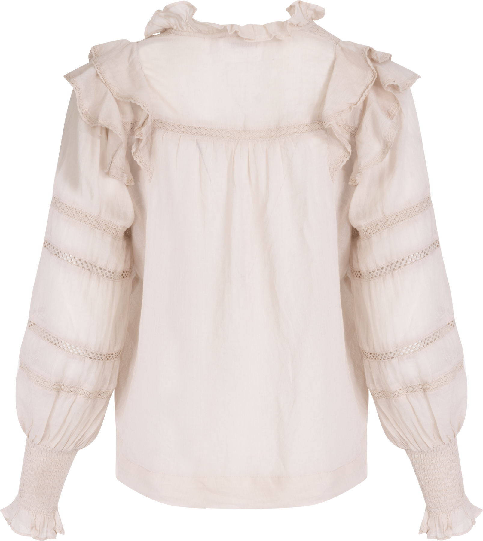 Vårun Voile Blouse - Ivory