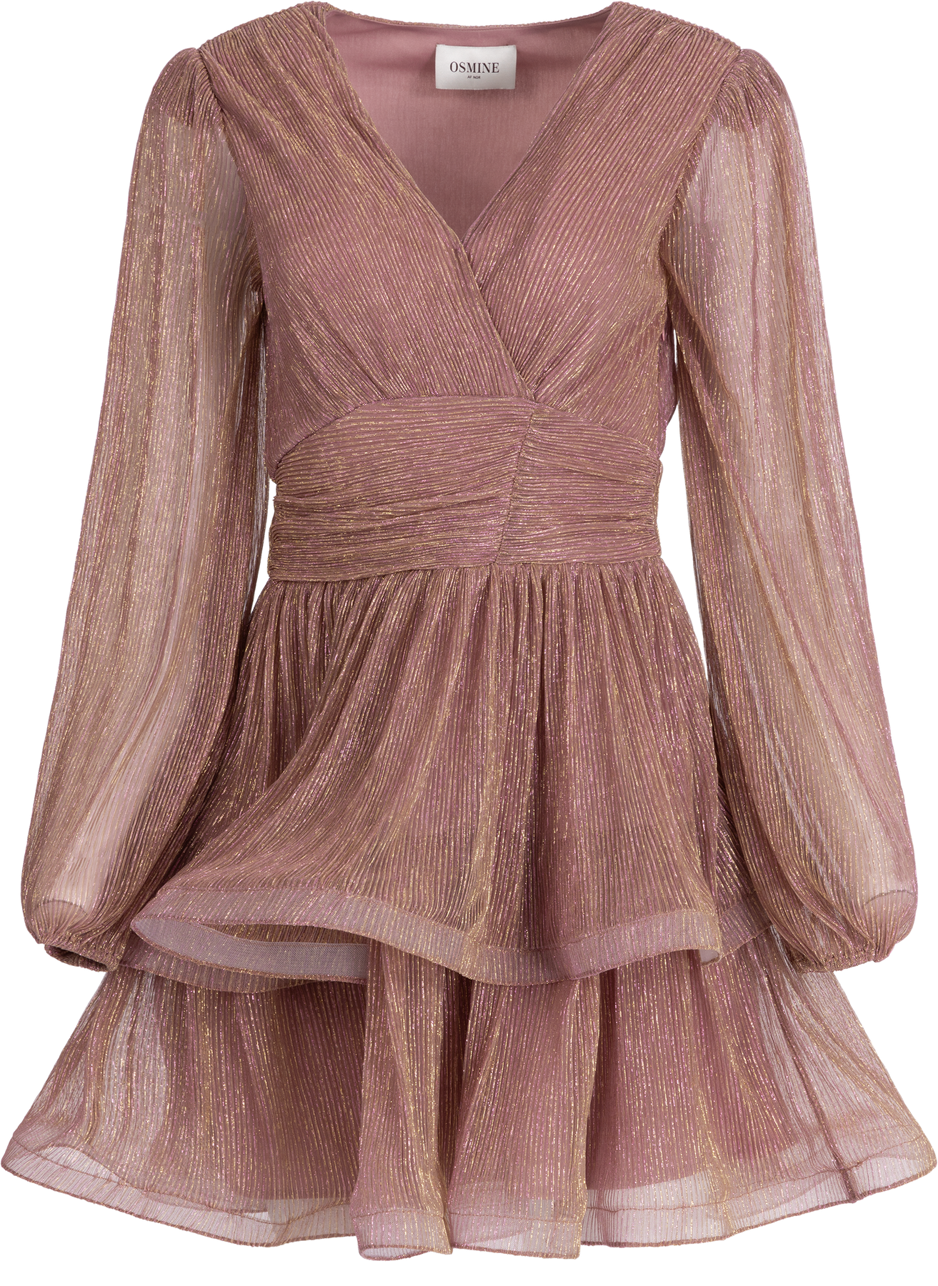 Jade Wave Dress - Light Pink Sparkle