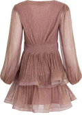 Jade Wave Dress - Light Pink Sparkle