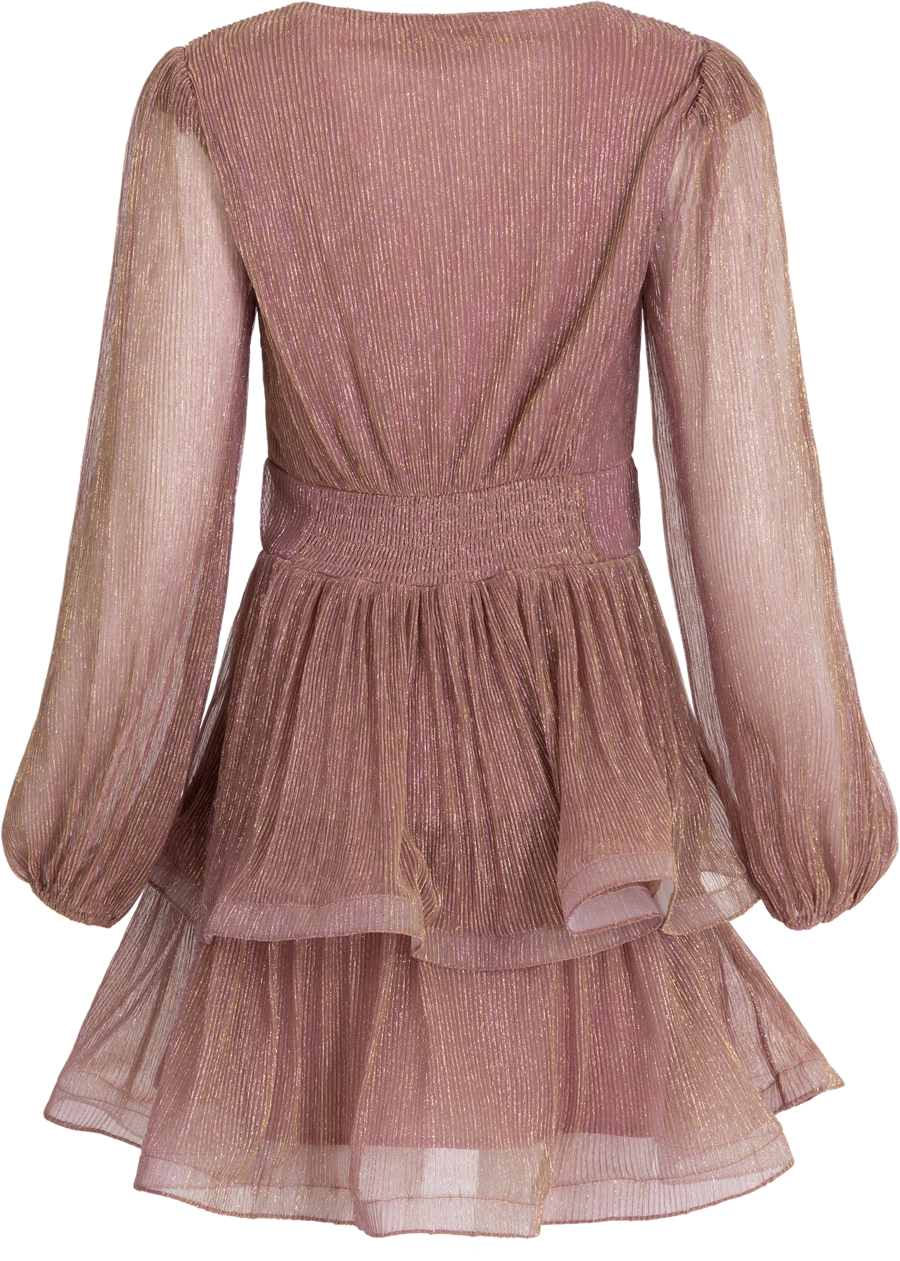Jade Wave Dress - Light Pink Sparkle