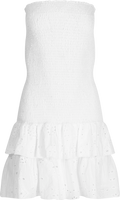 Kanutte Embroidery Dress - White