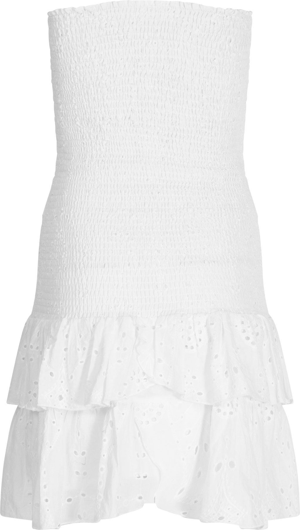 Kanutte Embroidery Dress - White