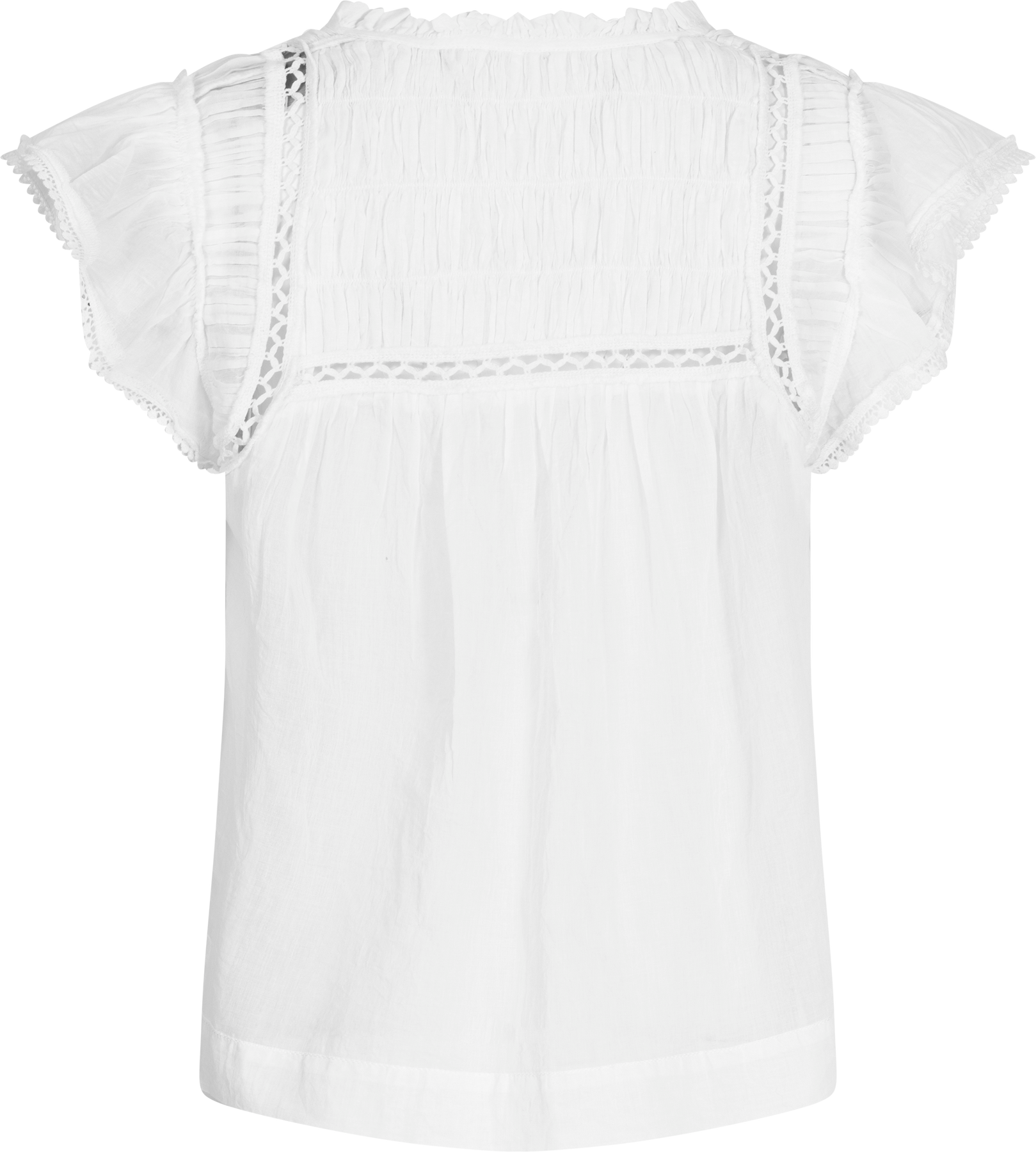 Vår Voile Top - White