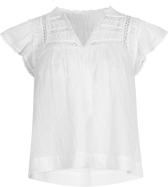 Vår Voile Top - White