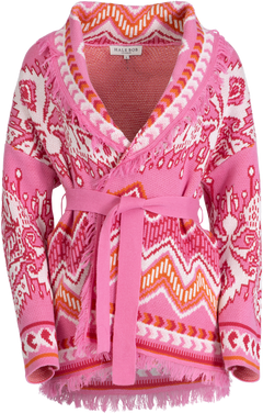 Kennedy Knit Cotton Jacket - Pink