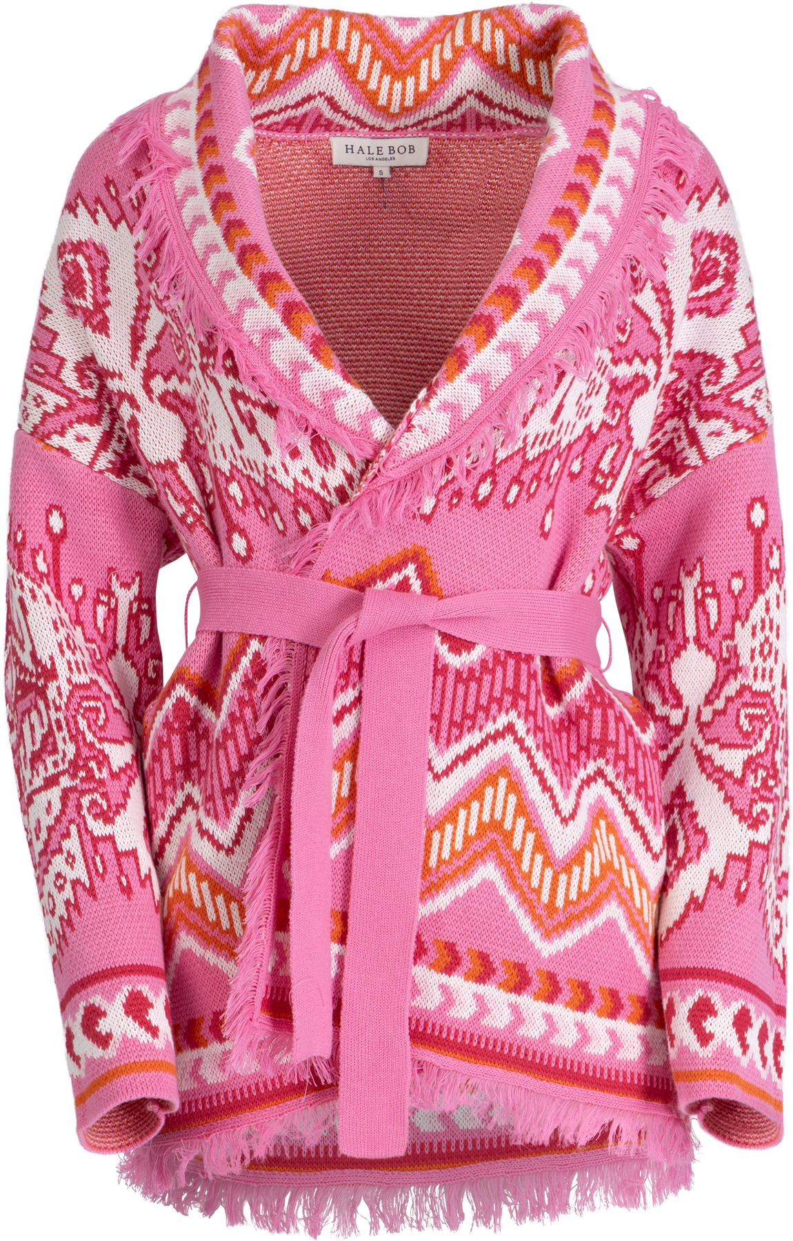 Kennedy Knit Cotton Jacket - Pink