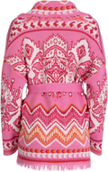 Kennedy Knit Cotton Jacket - Pink