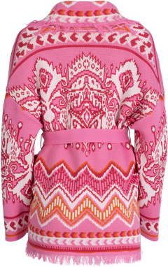 Kennedy Knit Cotton Jacket - Pink