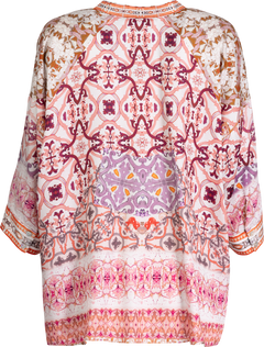 Alayah Top Silk-Viscose - Ivory