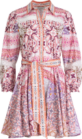 Collins W Poplin Dress - Ivory