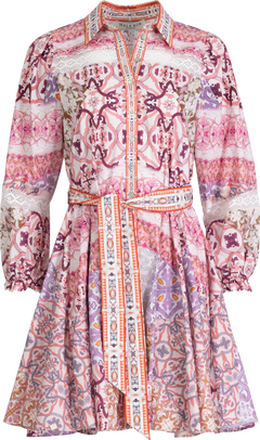 Collins W Poplin Dress - Ivory