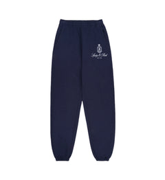 Vendome Embroidered Sweatpant - Dark Navy
