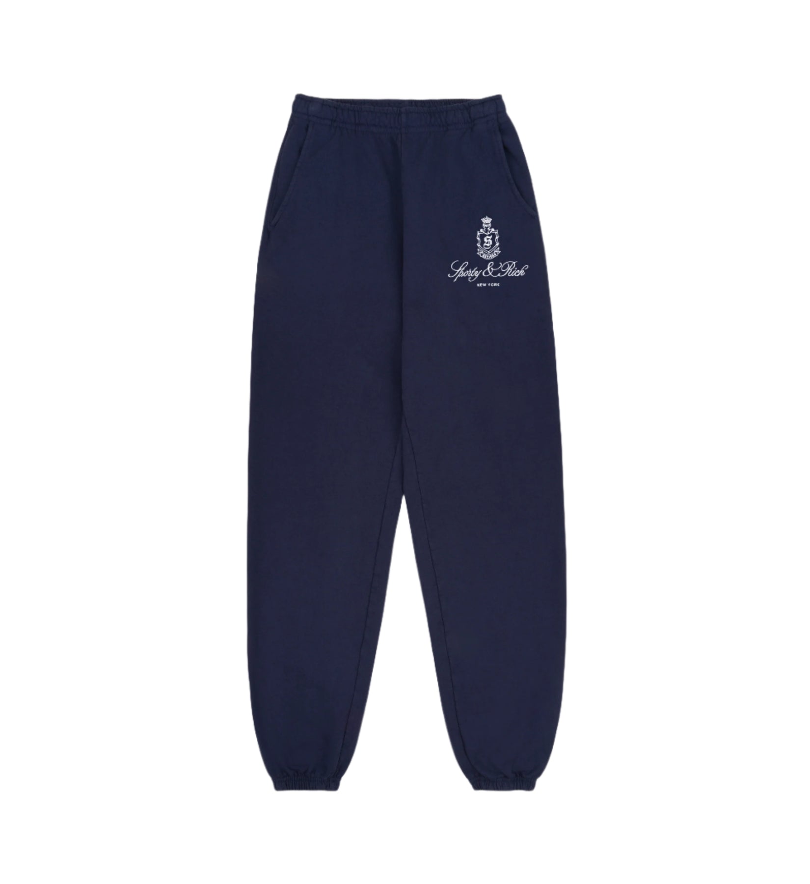 Vendome Embroidered Sweatpant - Dark Navy