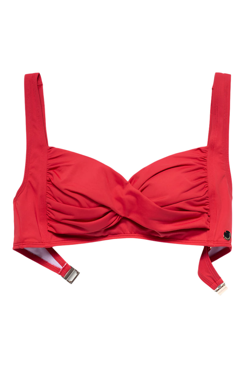 Medea Solid Top - Lipstick Red