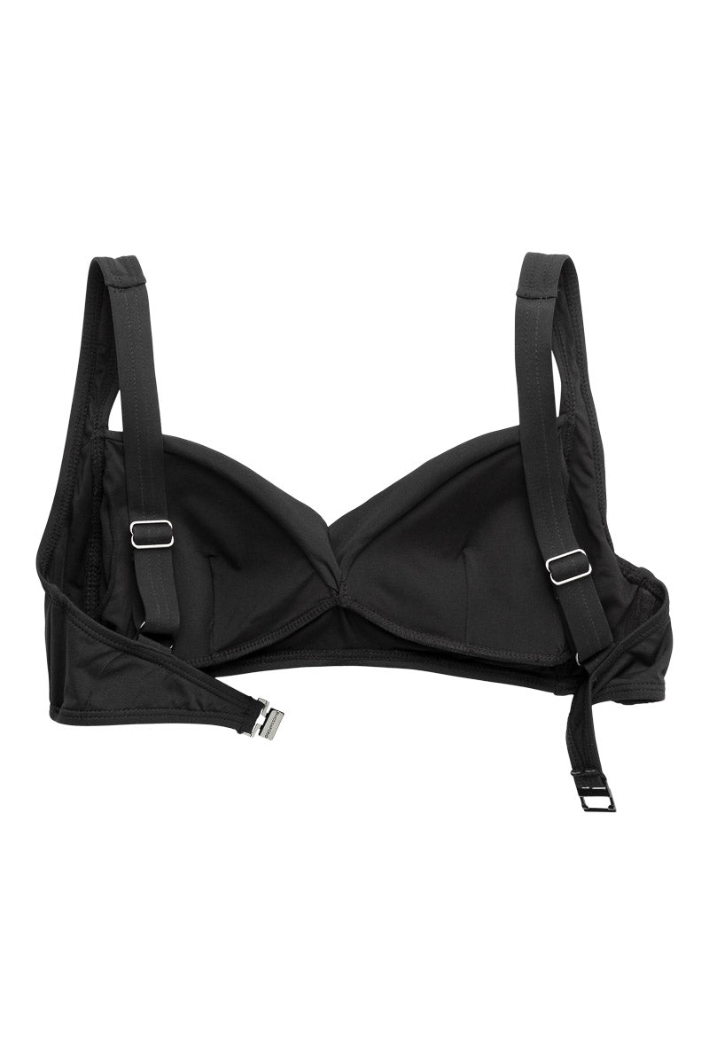 Medea Solid Bikinitopp - Svart