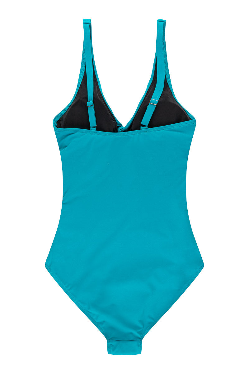 Simi Solid Swimsuit - Capri