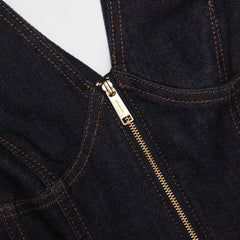 Denim Mini Dress - Indigo