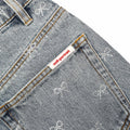 Diamante Bow Jeans - Ljusblå