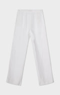 Pim Solid Trousers - White