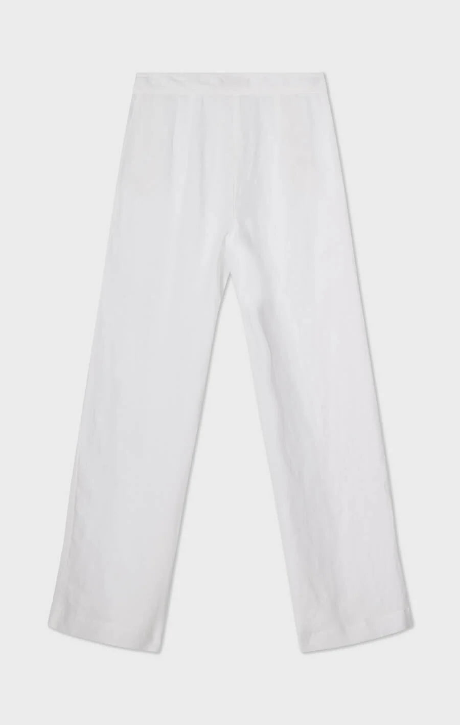 Pim Solid Trousers - White