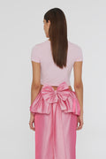 Cropped Logo T-Shirt - Orchid Pink