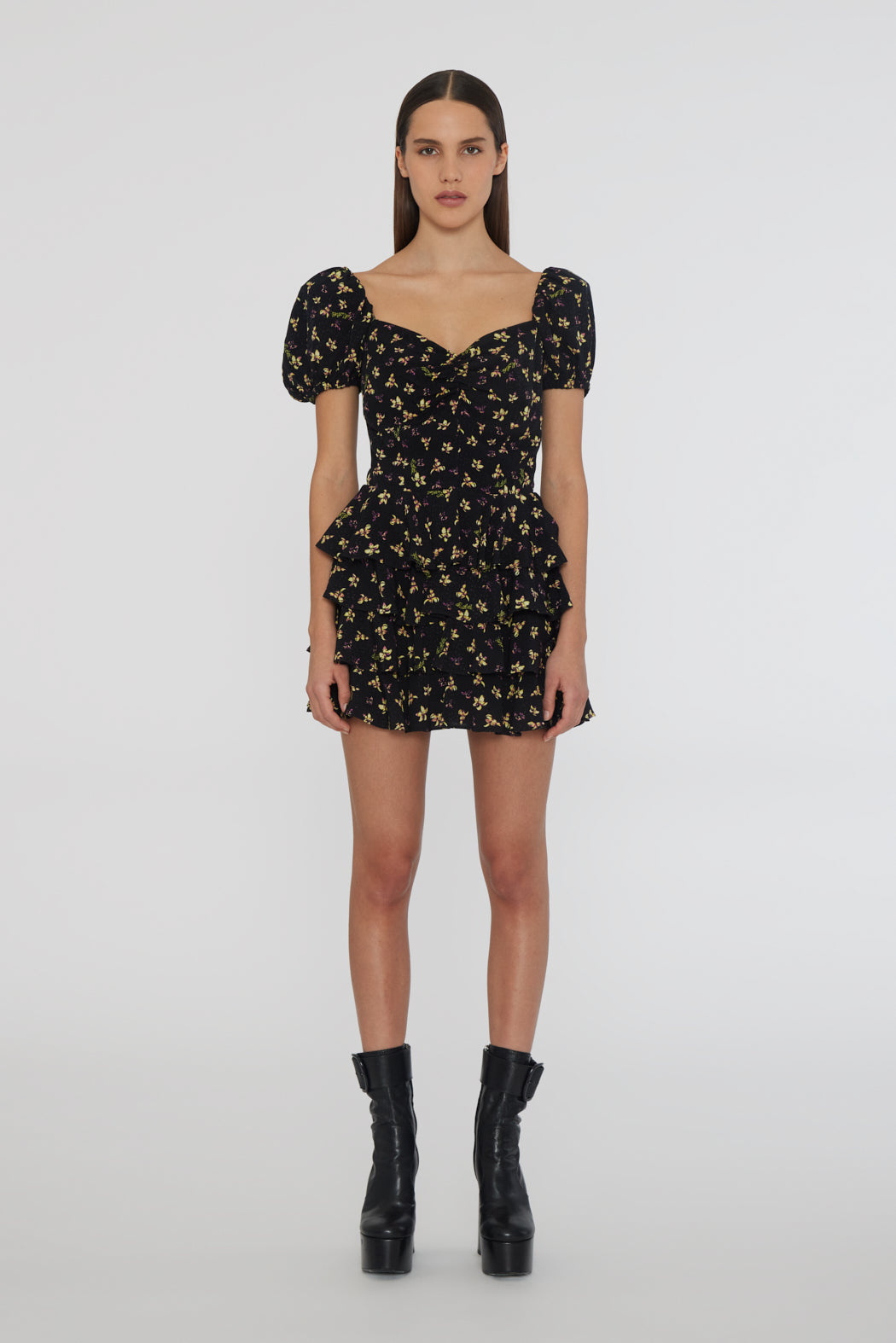 Jacquard Mini Dress - Tap Shoe Comb.