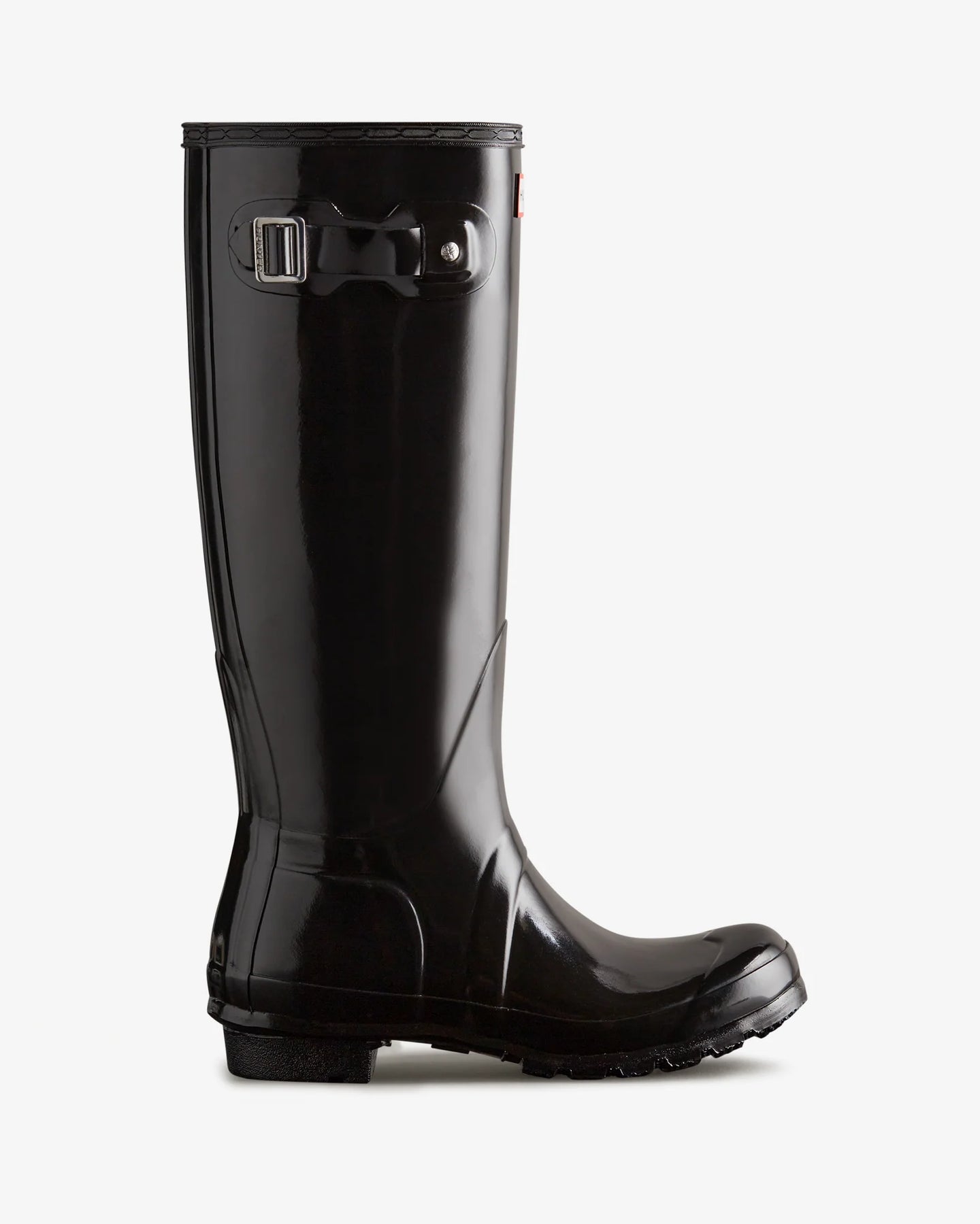 Original Tall Gloss Boot - Svart