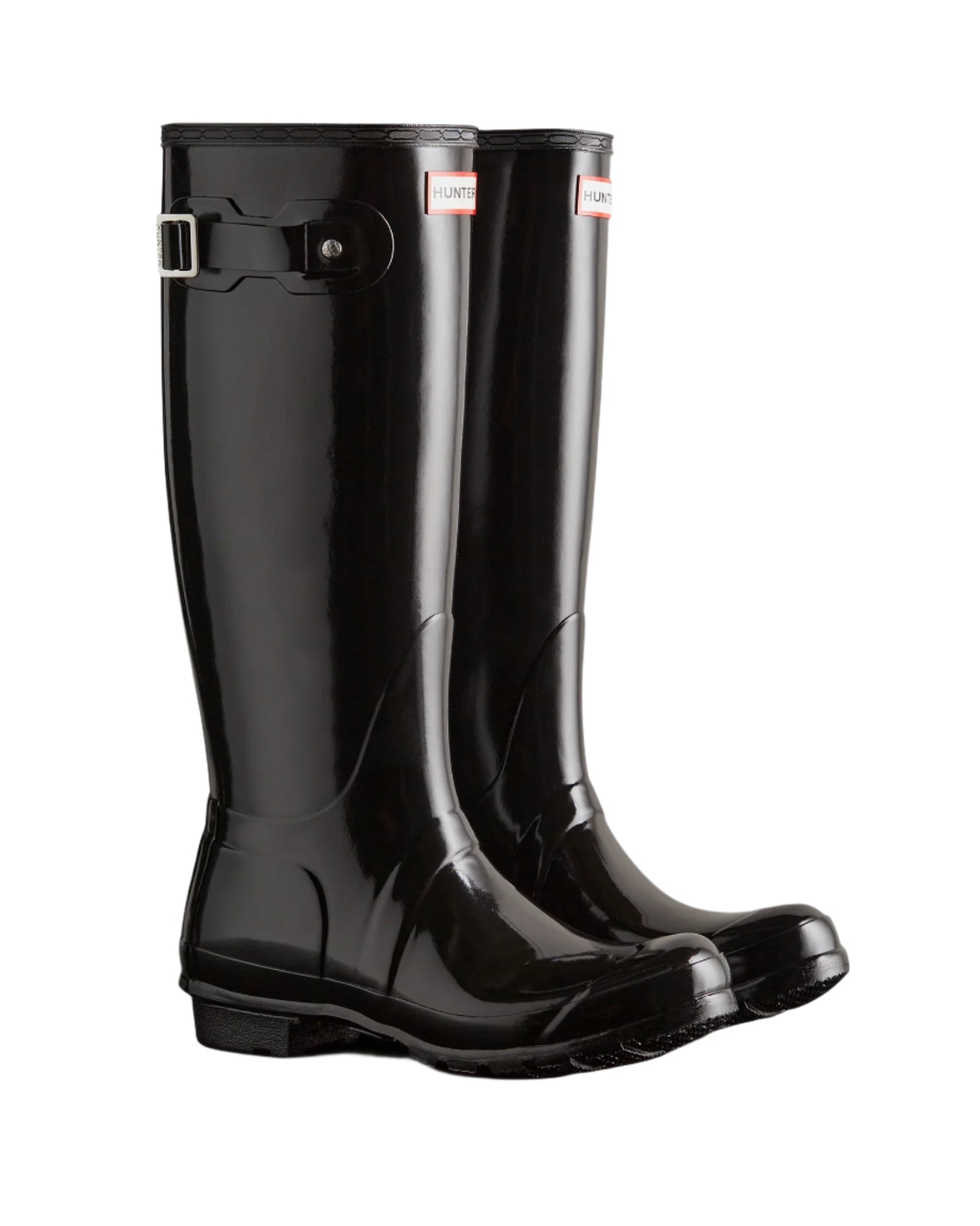 Original Tall Gloss Boot - Svart