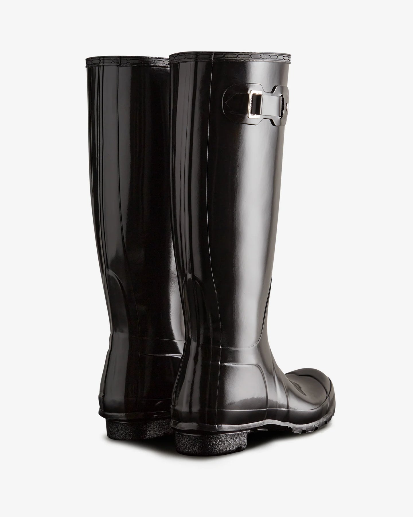 Original Tall Gloss Boot - Svart