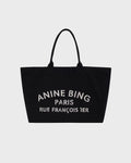 Leo Canvas Tote - Black