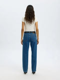 Straight Bea-Kori Mw Jeans - Medium Blue Denim
