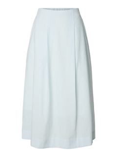 Hannah Hw Midi Skirt B - Cashmere Blue Stripes