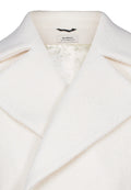 Wool Coat Mid - White