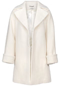 Wool Coat Mid - White