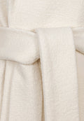 Wool Coat Mid - White