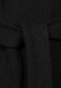 Wool Coat Mid - Svart