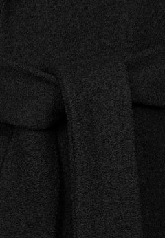 Wool Coat Mid - Black