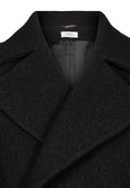 Wool Coat Mid - Svart